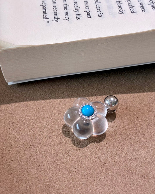 Summer Bloom · Clear Quartz Pendant